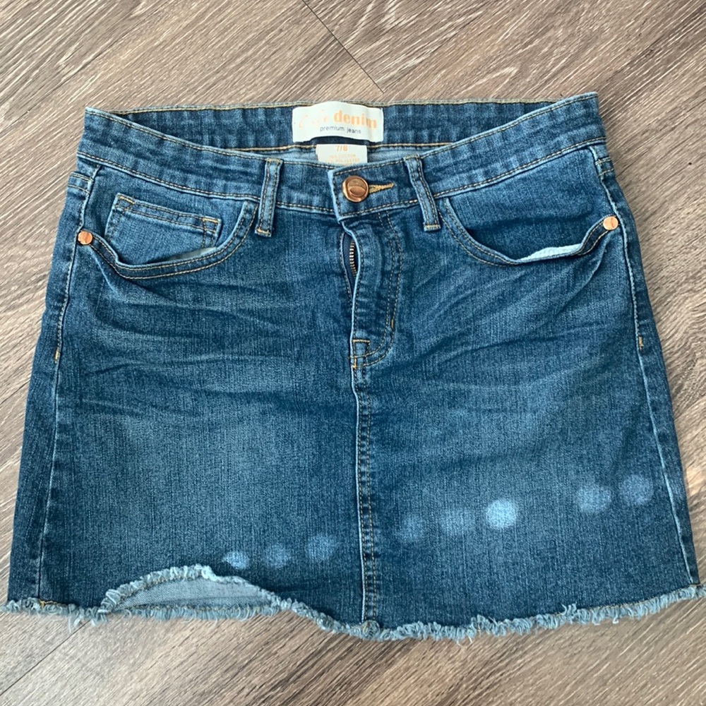 Cafe Denim Mini Skirt